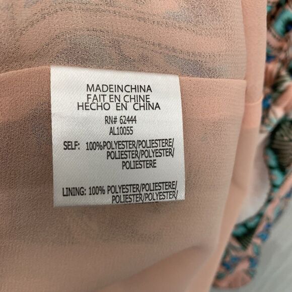 Nicole Miller Artelier Anthropologie Moroccan Print Maxi Dress Pink Small NWT - Picture 7 of 7